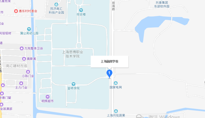 上海融育学校地图图片