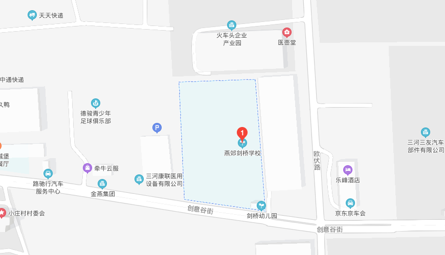 北京市剑桥中学地图图片