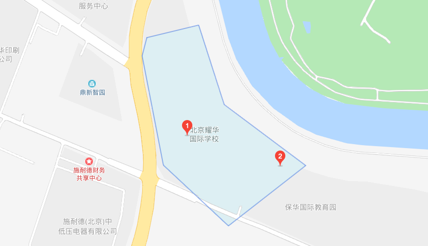 北京耀华国际教育学校地图图片