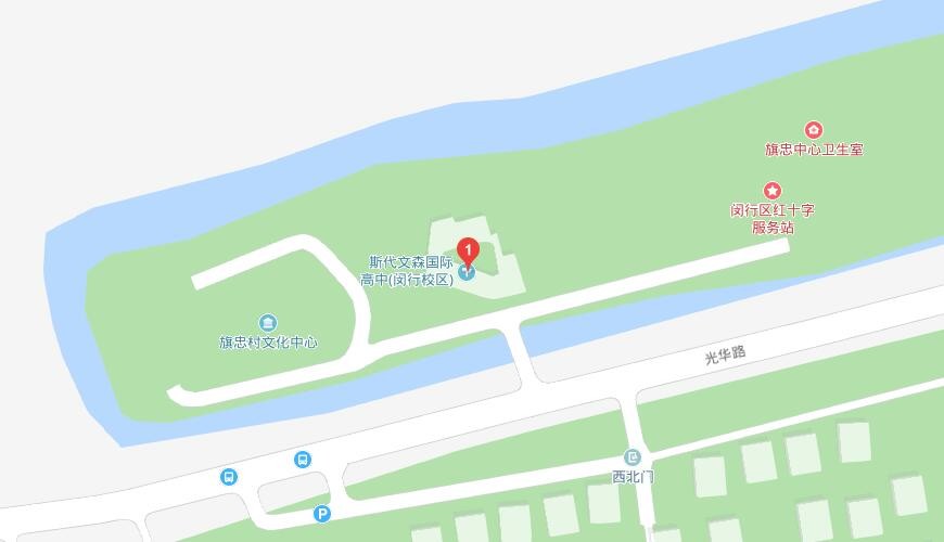 上海斯代文森国际学校地图图片
